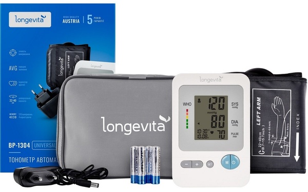 Автоматичний тонометр Longevita BP-1304 Автоматичний тонометр Longevita BP-1304 1