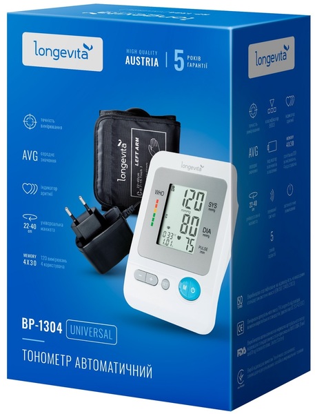 Автоматичний тонометр Longevita BP-1304 Автоматичний тонометр Longevita BP-1304 11