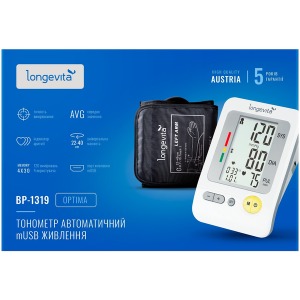 Автоматичний тонометр Longevita BP-1319 зображення 8