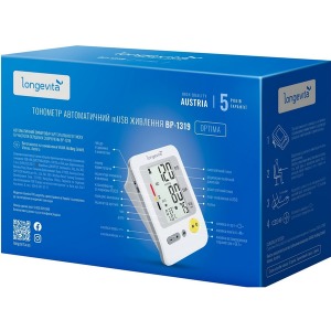 Автоматичний тонометр Longevita BP-1319 зображення 10