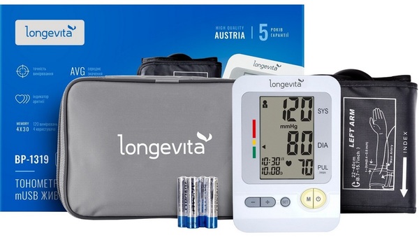 Автоматичний тонометр Longevita BP-1319 11