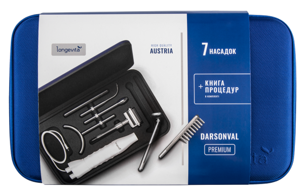 Апарат для Дарсонвалізації longevita Premium JHM-08B Апарат для Дарсонвалізації longevita Premium JHM-08B 1