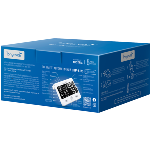 Автоматичний тонометр Longevita DBP-6175 зображення 4